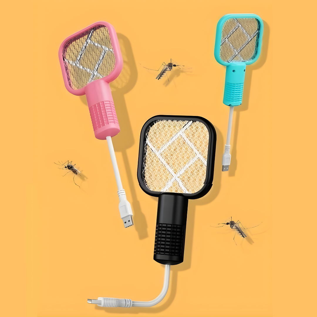 MosQuitoGuard™ - Mini Mosquito Killer Racquet Lamp 2 in 1