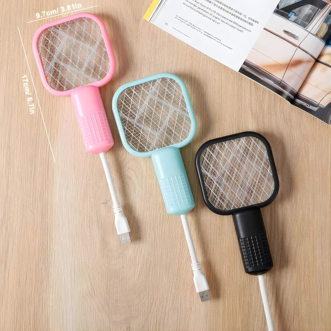 MosQuitoGuard™ - Mini Mosquito Killer Racquet Lamp 2 in 1