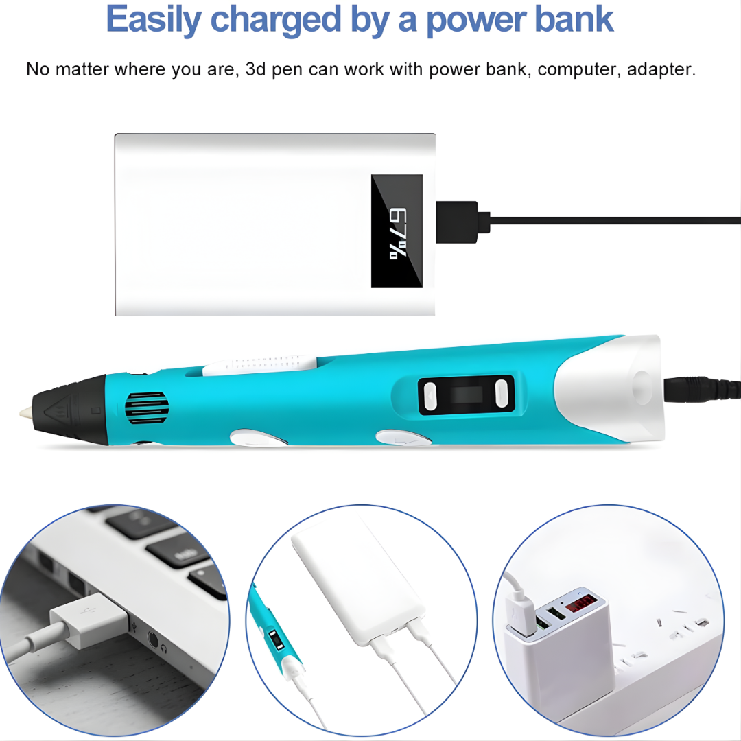 DoodleCraft 3D™ - 3D Printer Pen for Kids