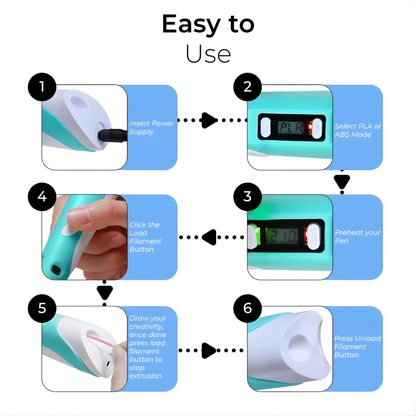 DoodleCraft 3D™ - 3D Printer Pen for Kids