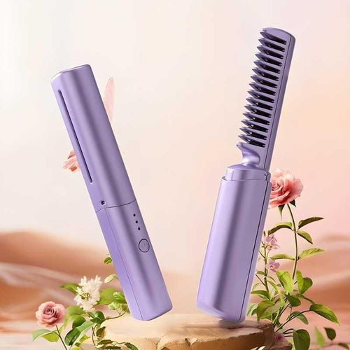 FrizzAway™ - Portable Cordless Rechargeable Mini Hair Straightener